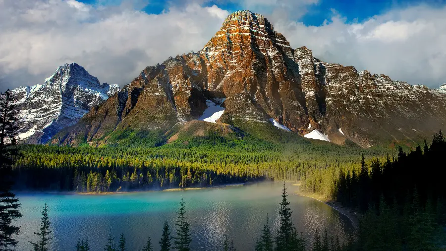 The most beautiful mountain and green plains photo for background 