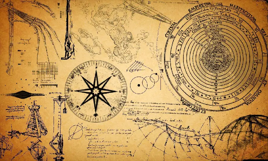 Leonardo da Vinci's innovations in the field of machines and war machines and artificial birds and hydraulic systems