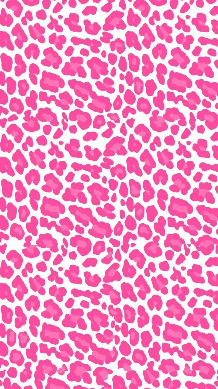 A unique photo of a high-quality pink and white leopard 