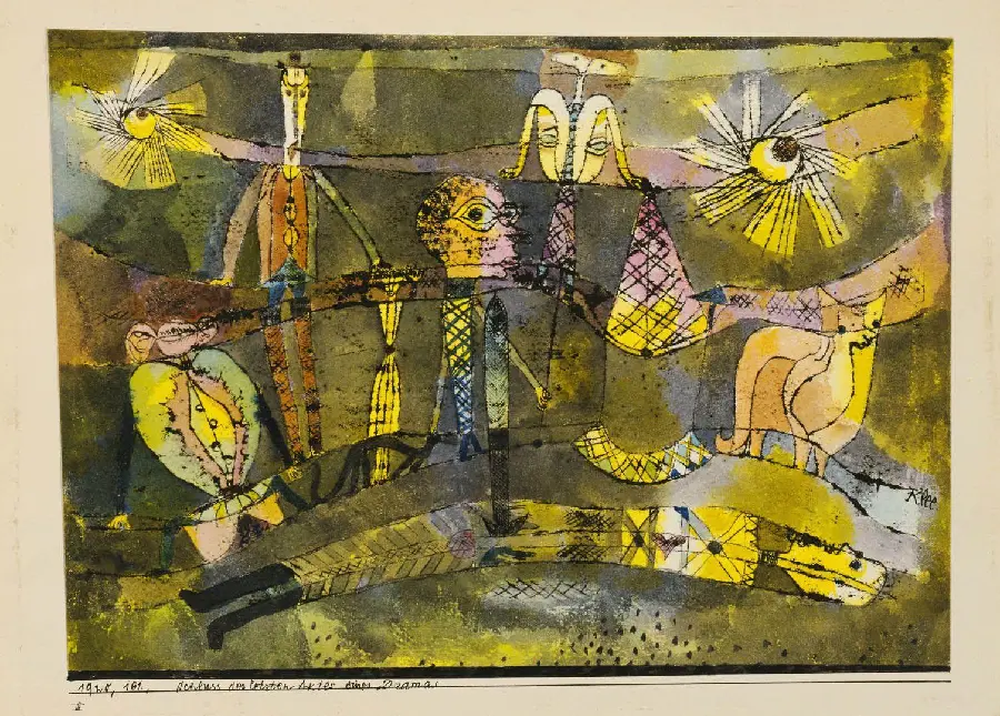 End of a last act of a Drama End of a last act of a Drama by Paul Klee