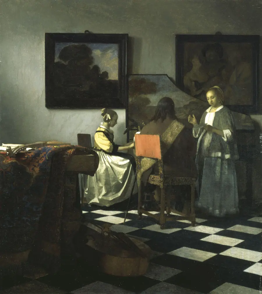 The strangest painting by Johannes Vermeer, a famous Dutch painter