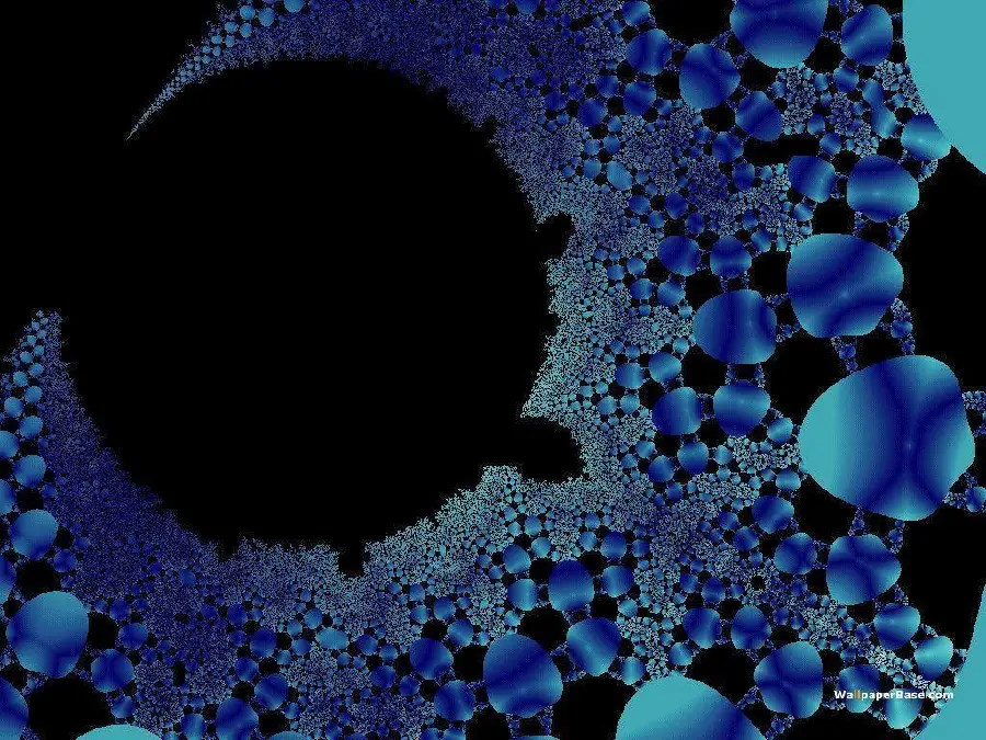 Artistic and spectacular fractal image in the field of mathematics 