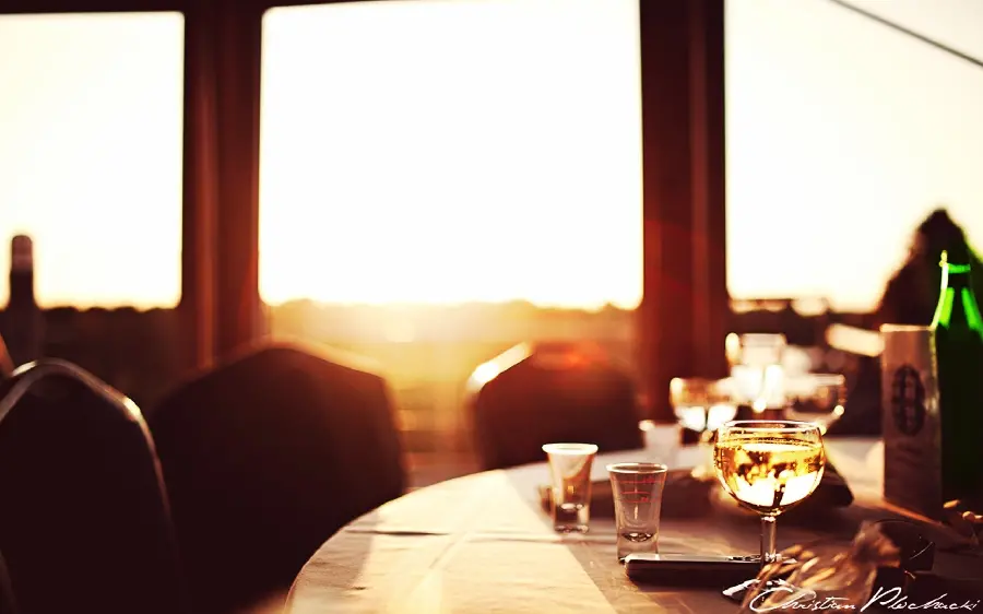 Artistic picture of foreign restaurant table with various popular drinks
