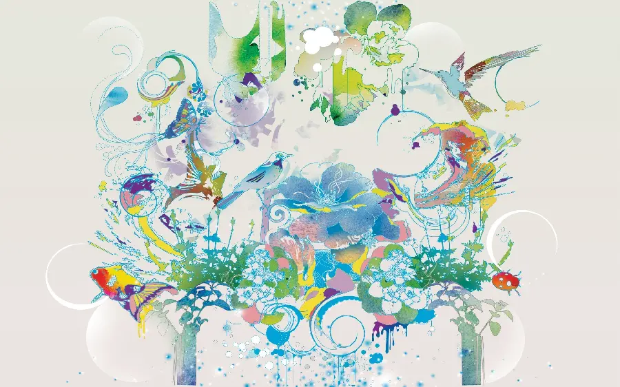 Abstract portrait Abstract art for painting idea Watercolor