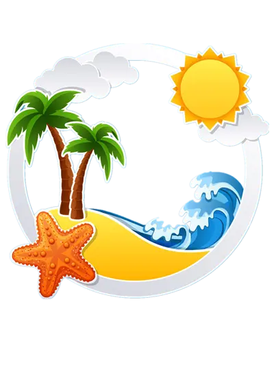 Very beautiful wallpaper of the warm beach and the shining sun