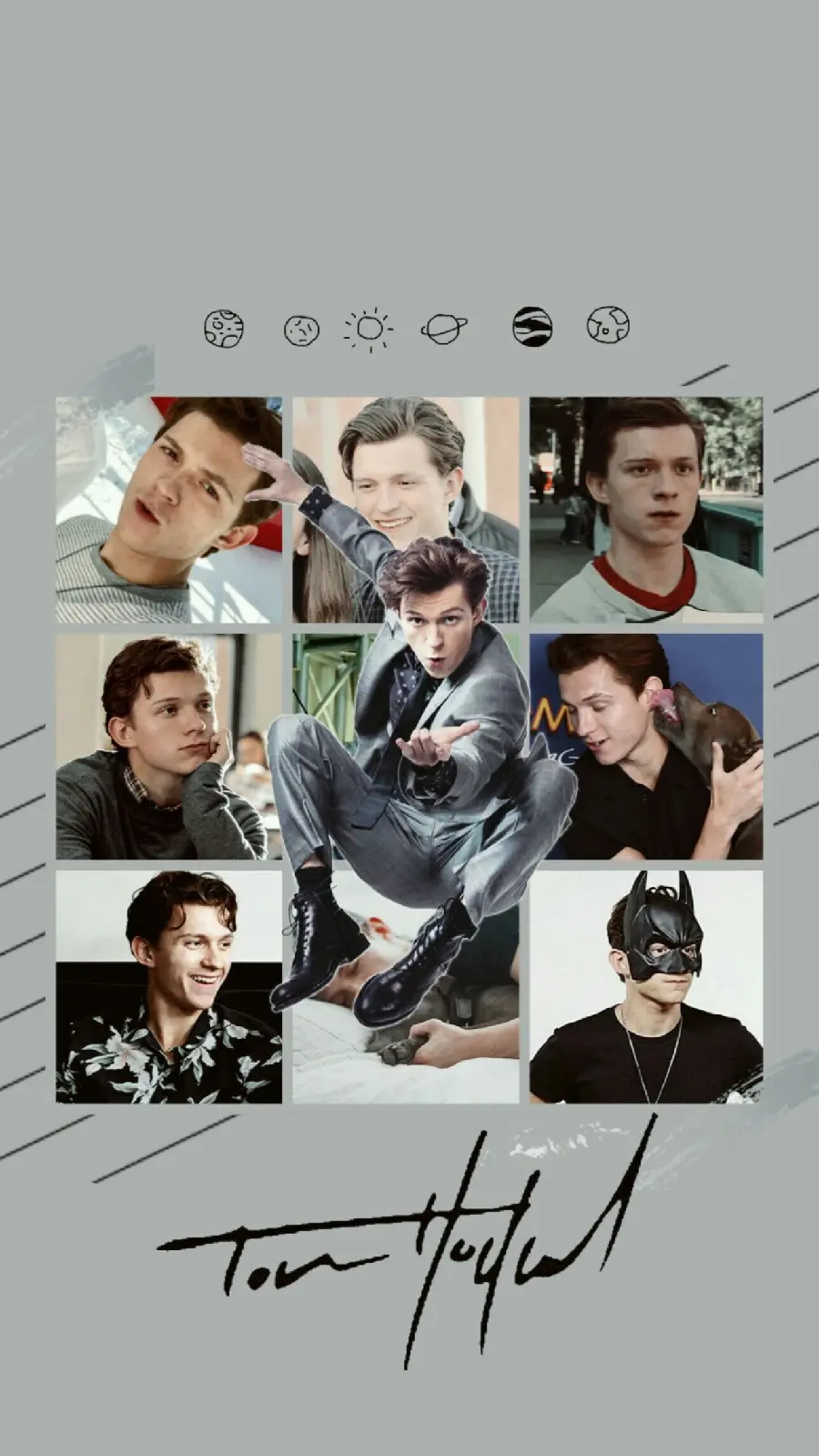 A selection of the best new photos of Tom Holland, the English actor, for wallpapers