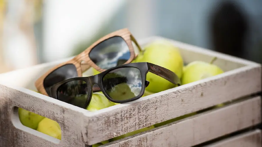 Amazing wallpaper of two cool sunglasses 