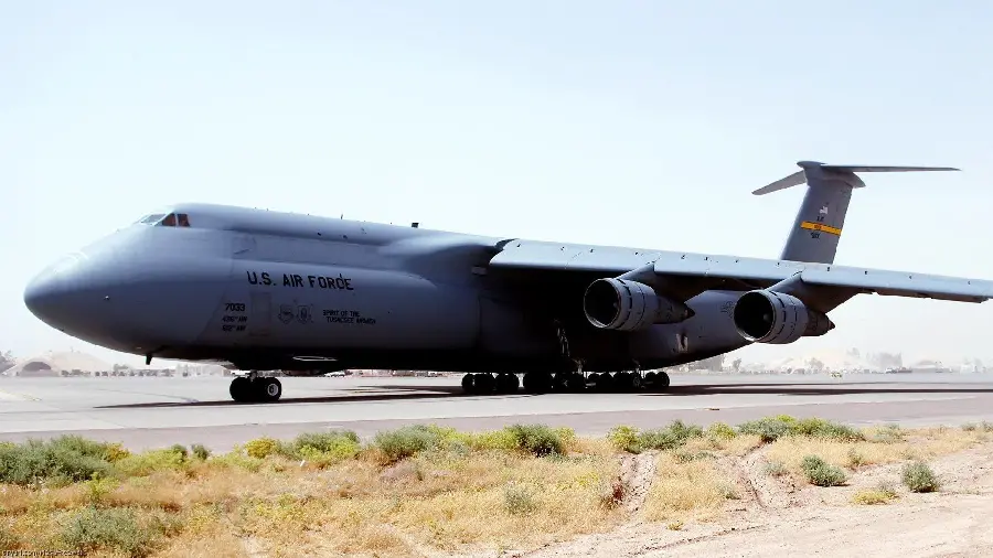 The best photo of the US Air Force transport plane