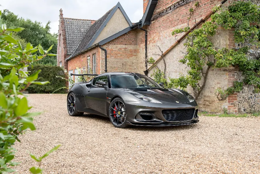 Very rare Lotus car image in shiny black