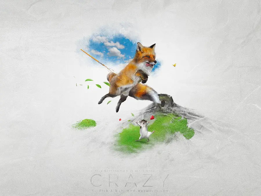 The most downloaded Photoshop photo with a fantasy and animated design