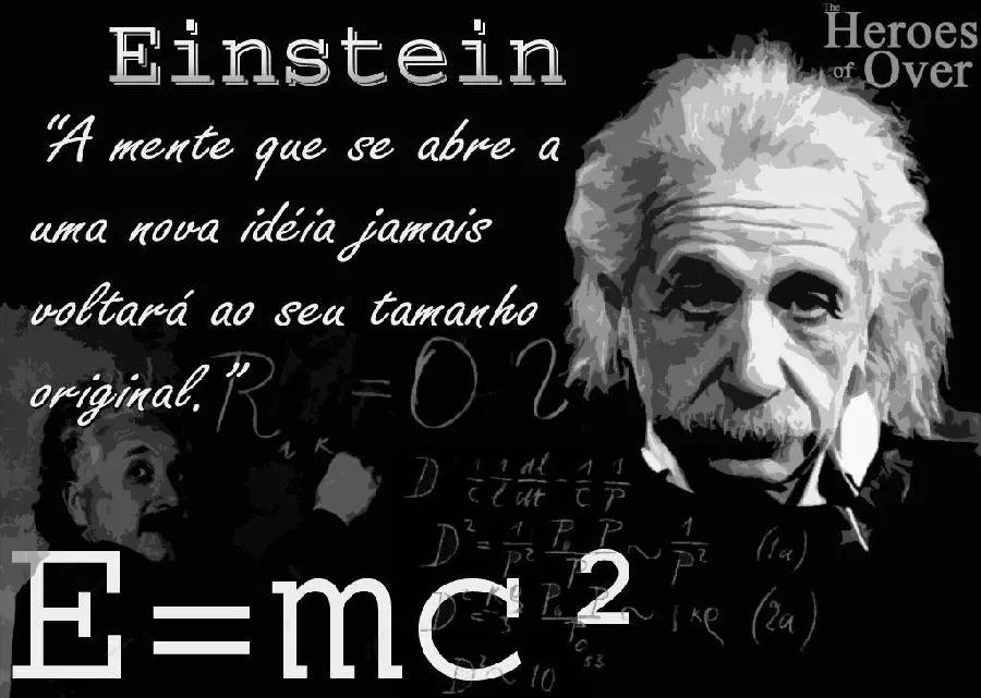 Photograph of the inventor of the mass-energy equivalence formula E=mc2 Einstein