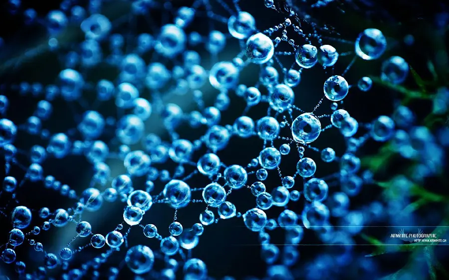 High quality photoAbove the abstract 3D art resembling a molecule 