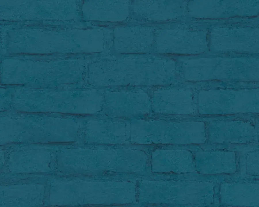 Amazing and spectacular image of turquoise bricks