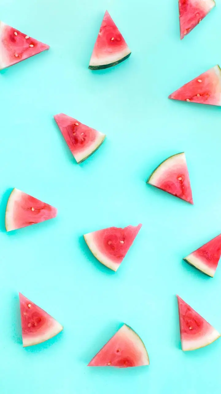 Unique and spectacular photo of computer watermelons 