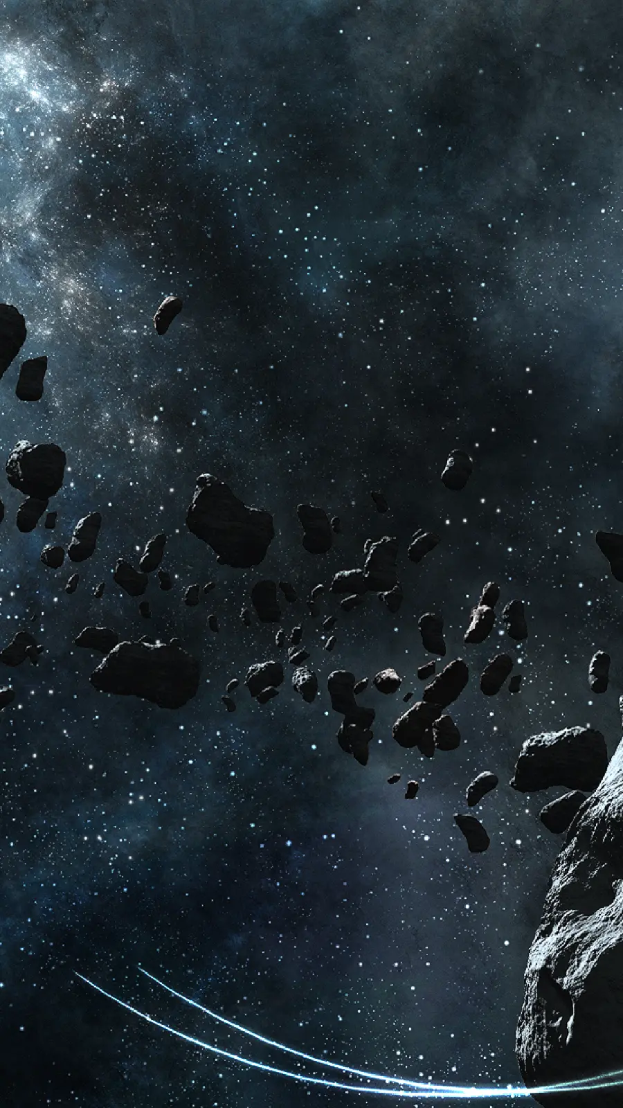 Unique and spectacular photo of large meteorites 