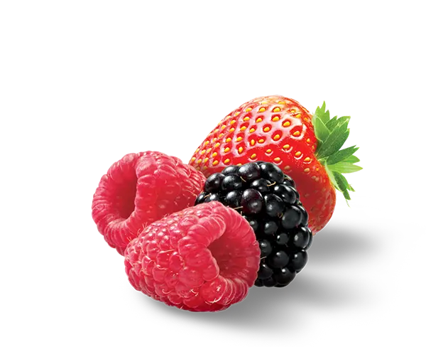 Red raspberry PNG image and Black Rounded 