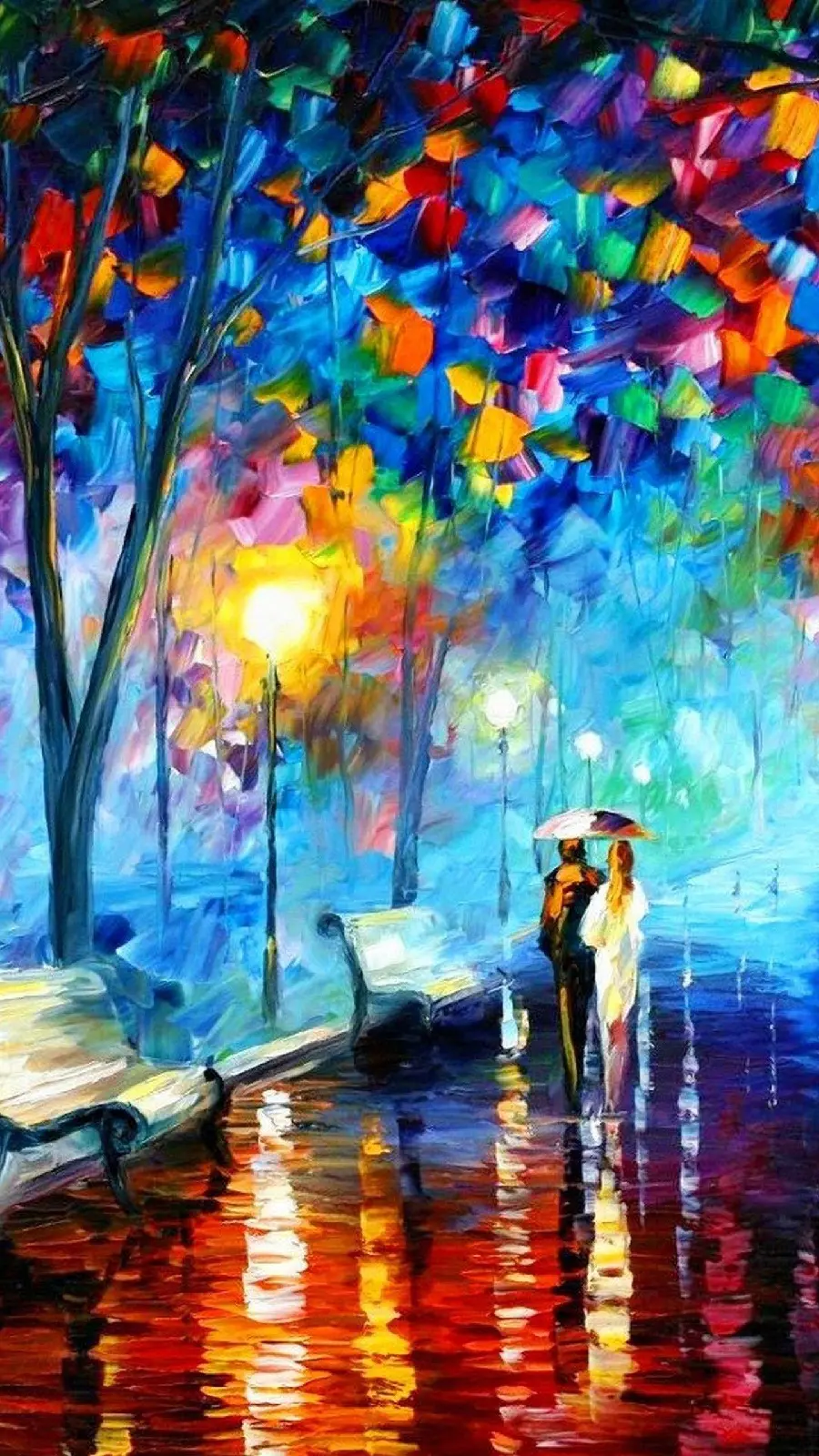 Photo of Vincent Van Gogh's dreamy and romantic painting in Full HD quality