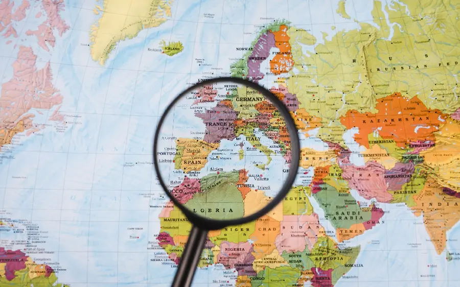  Amazing and beautiful wallpaper of a magnifying glass on a map of the world 
