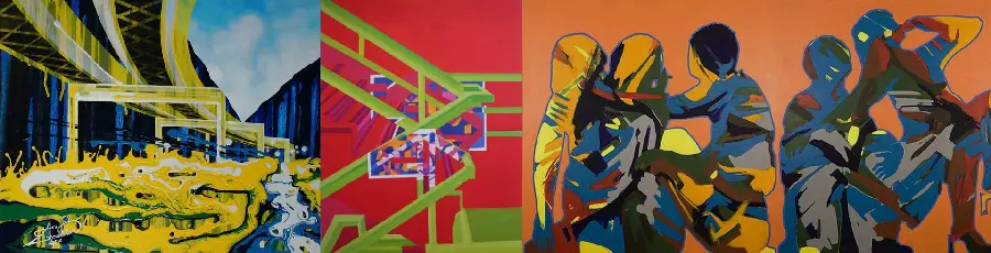 Free download of a beautiful painting drawn in the Fauvism style