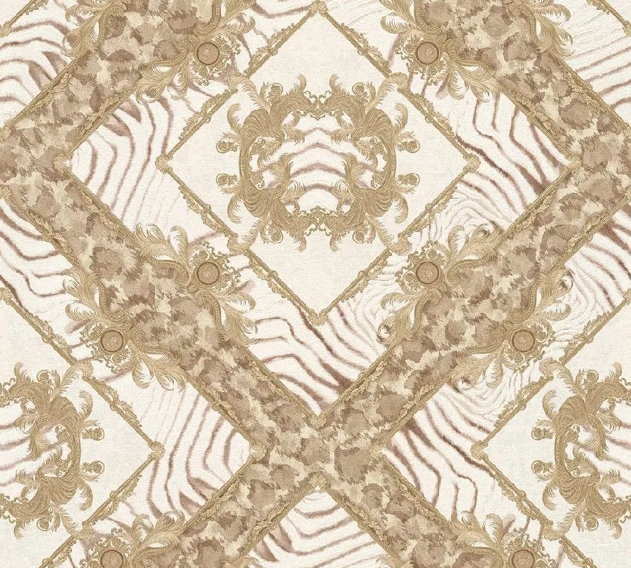 A combination of fabric and 3D textures in curtains and wall coverings with contemporary design