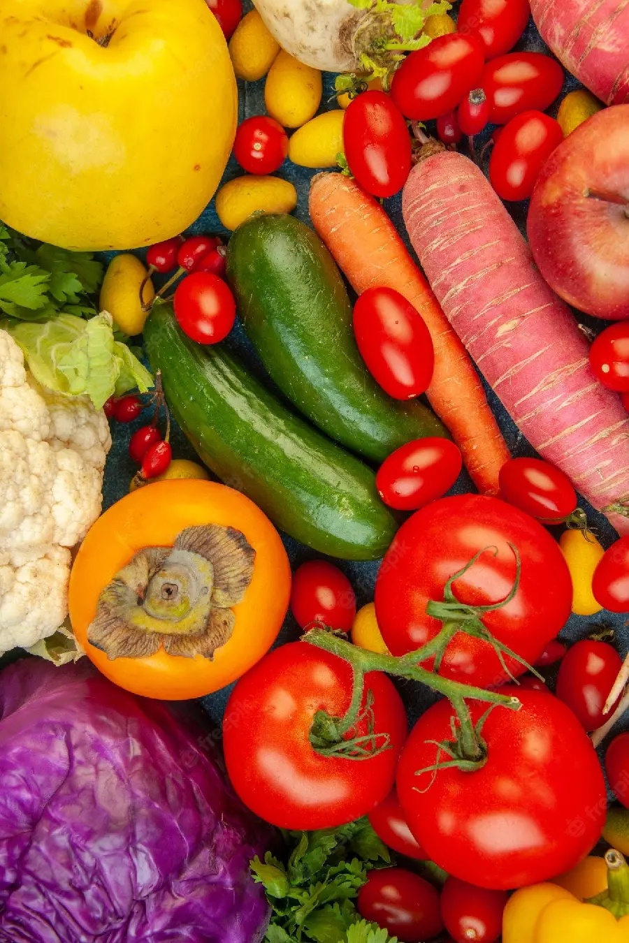 Attractive Burley Poster Printed for Cooks with Colorful Vegetables and Fruits