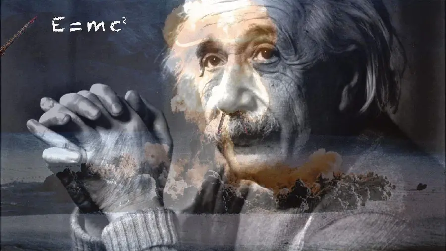 Amazing image of the myth of science and philosophy of the world Albert Einstein