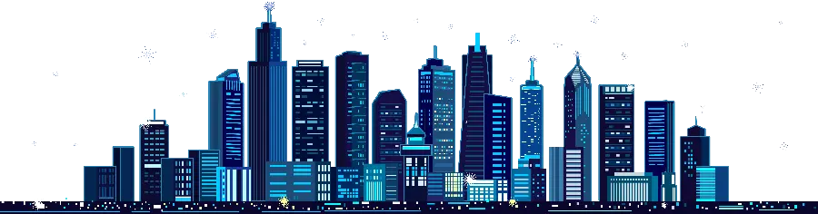 Big City PNG Photo Cut Out With white background 