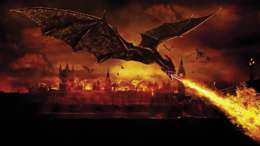  Download the image of the destroying dragon with amazing and dreamy wings 