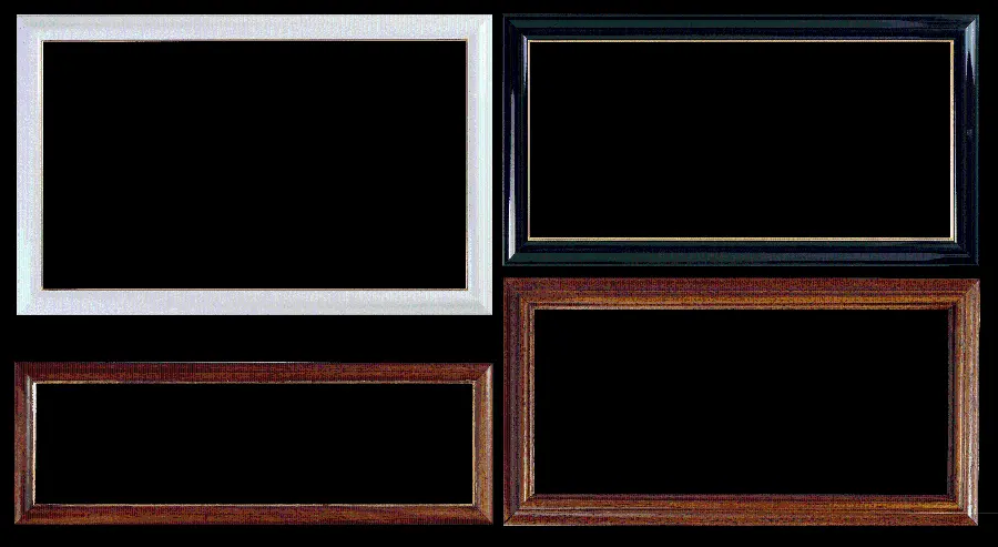 A very dreamy black and white brown photo frame downloaded in png format