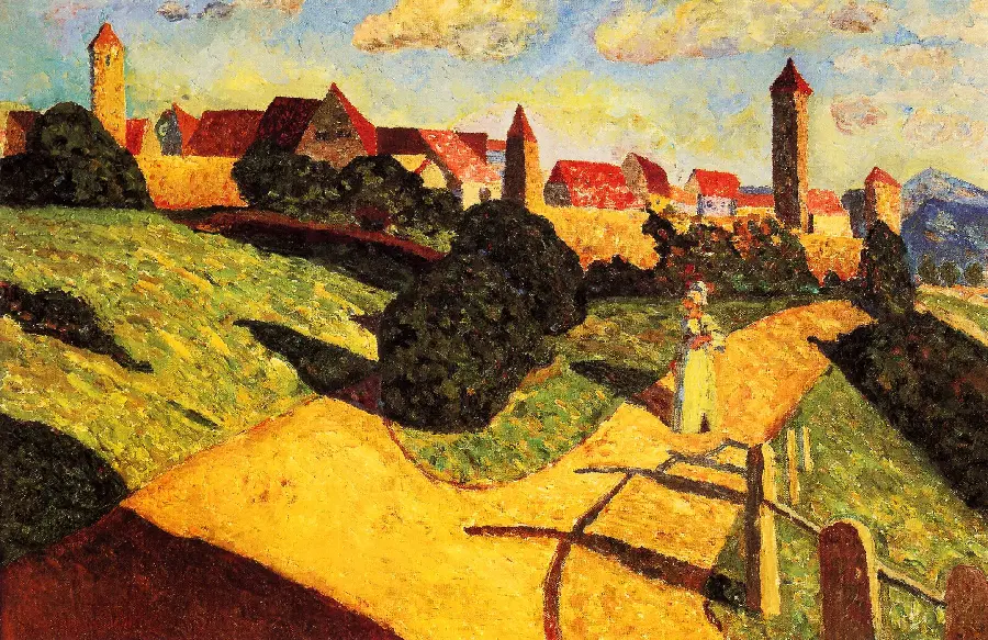 Free download of beautiful stock images of abstract graphic nature paintings by Wassily Kandinsky