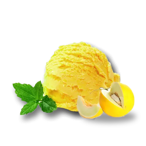Luxurious and Modern Image of a Banana Ice Cream Scoop in PNG Format