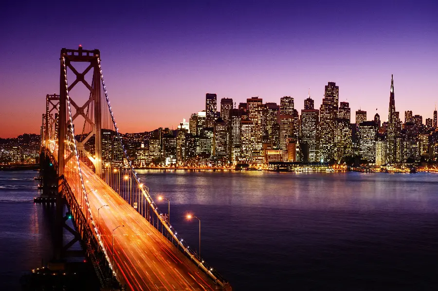 Stock photo of the Golden Gate Bridge in San Francisco suitable for backgrounds 