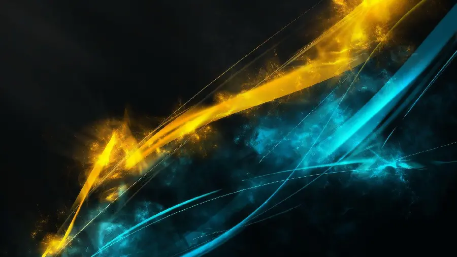 Download 3D image of colored lights in the field of abstract art 