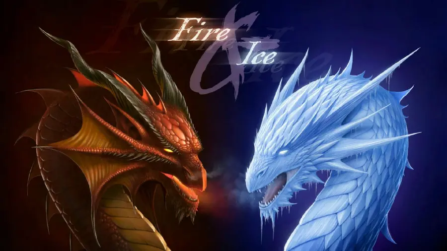 A common attractive wallpaper for people who are opposites but dependent on each other
