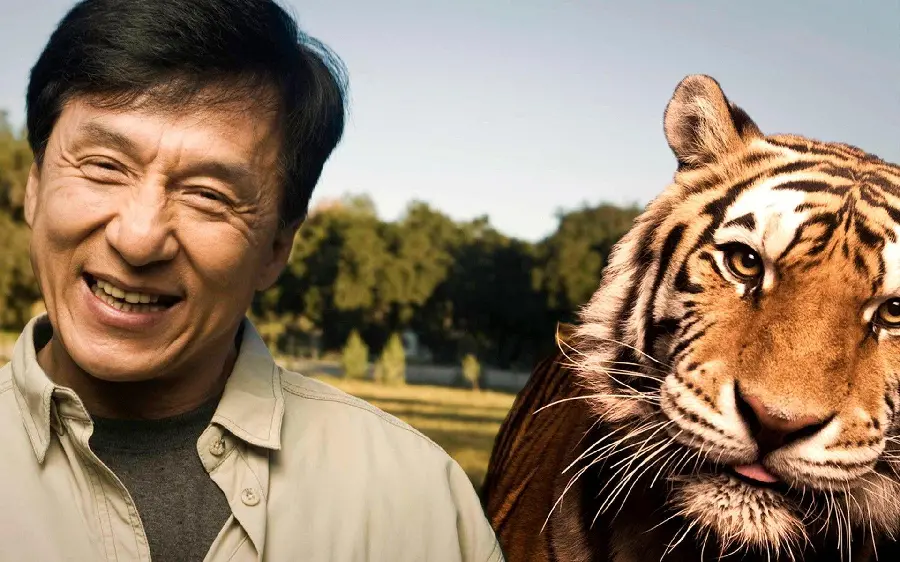 Jackie Chan wallpaper in the film Little Tiger of Canton, a film with limited release