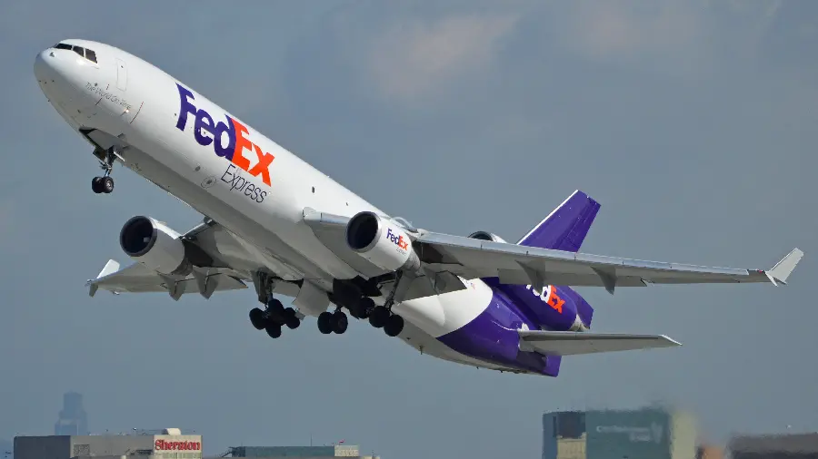 Image of FedEx Express, the most popular cargo plane in the world