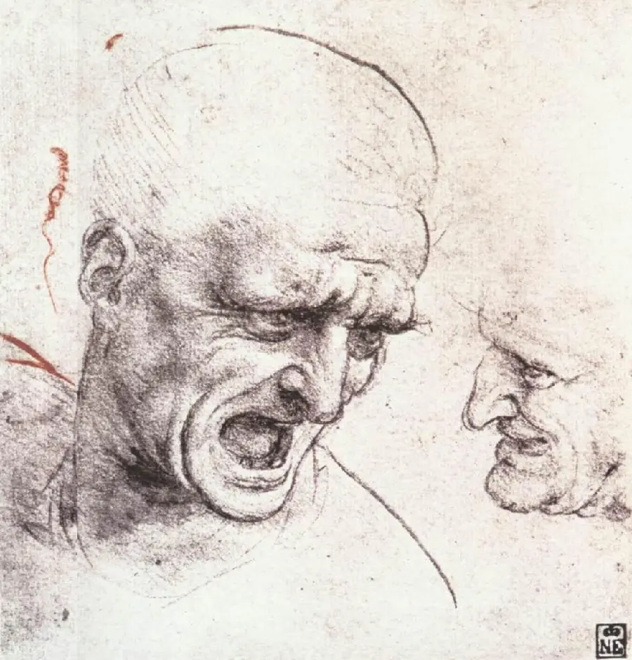 The most beautiful conceptual art painting by Leonardo da Vinci, the famous Italian painter 