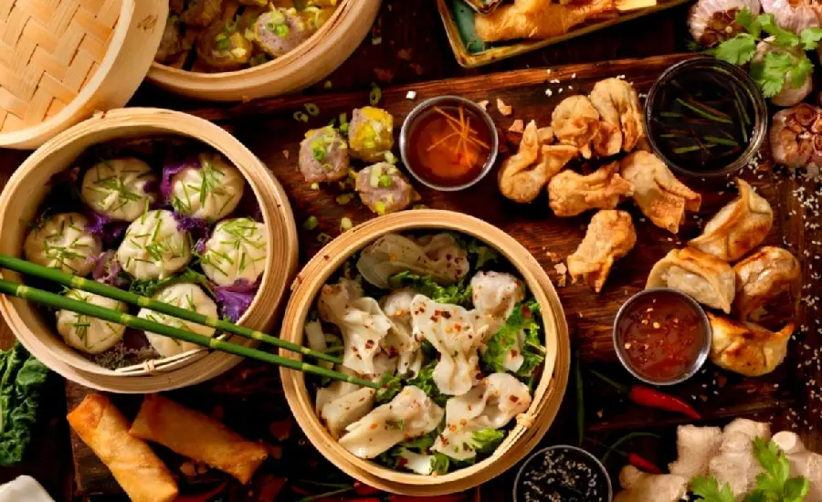 New picture of delicious Korean food in Tehran for restaurant sign printing