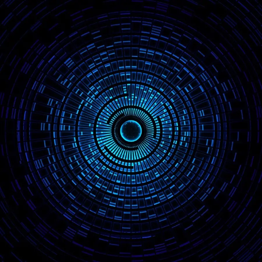 Download abstract wallpaper with blue and black theme in high quality 