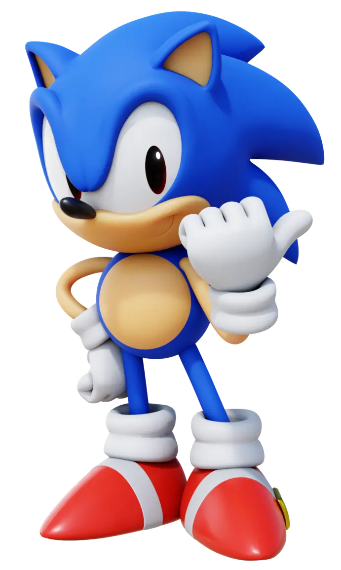 High quality teleported Sonic photo