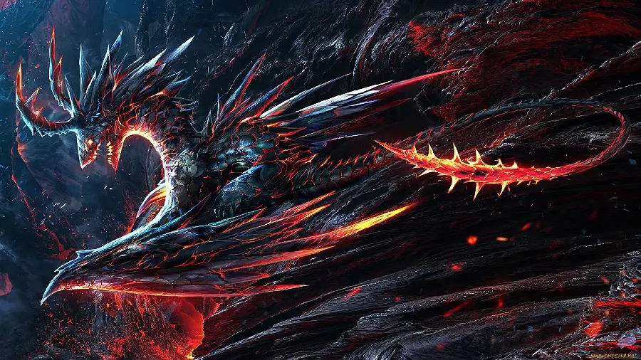 Download attractive dragon profiles that are both cute and scary