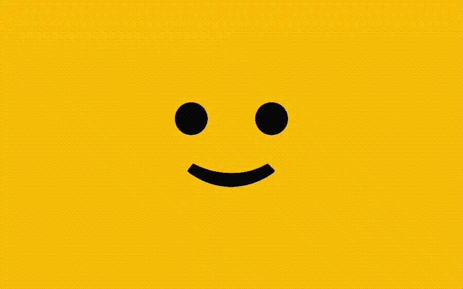 Amazing and spectacular background of a yellow smile suitable for wallpaper