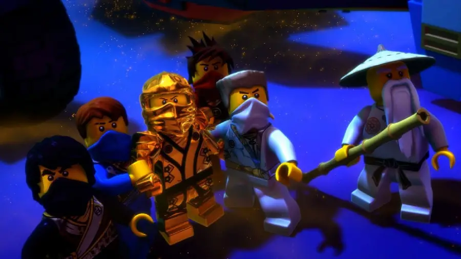 Download a very beautiful photo of Lego ninjas for computer wallpaper