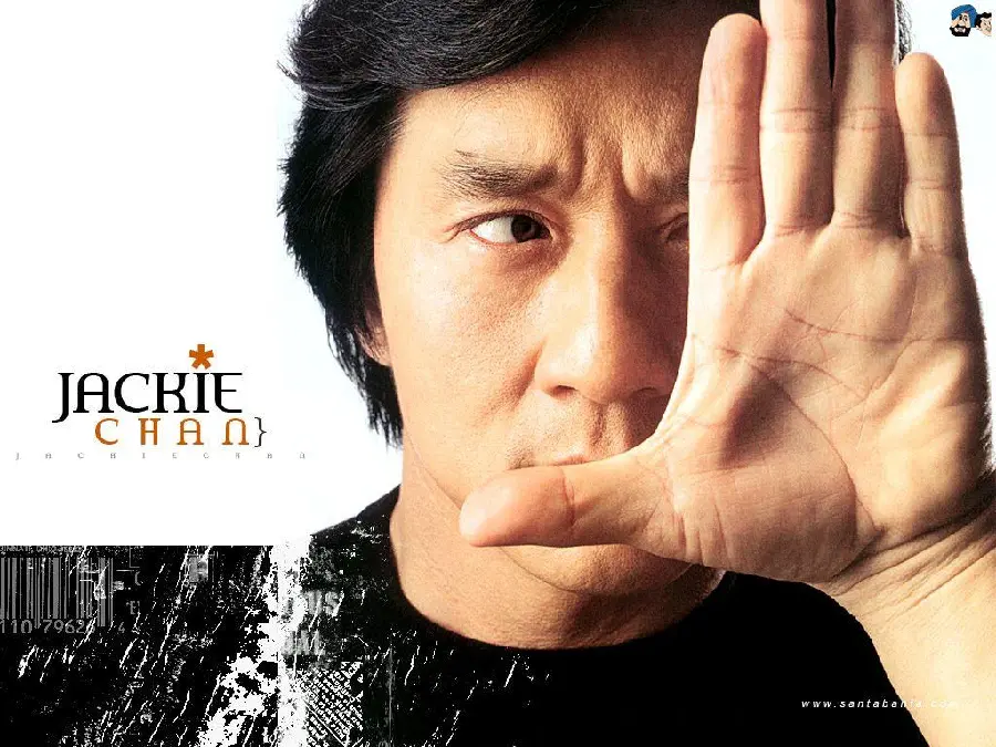 Jackie Chan's profile photo and his activity in the film industry with a combination of comedy and action