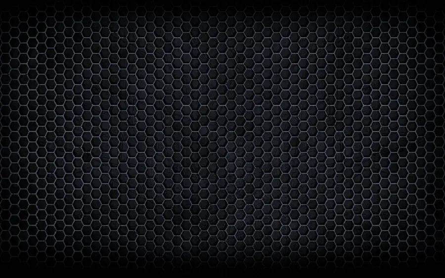 Black background with small white hexagons pattern