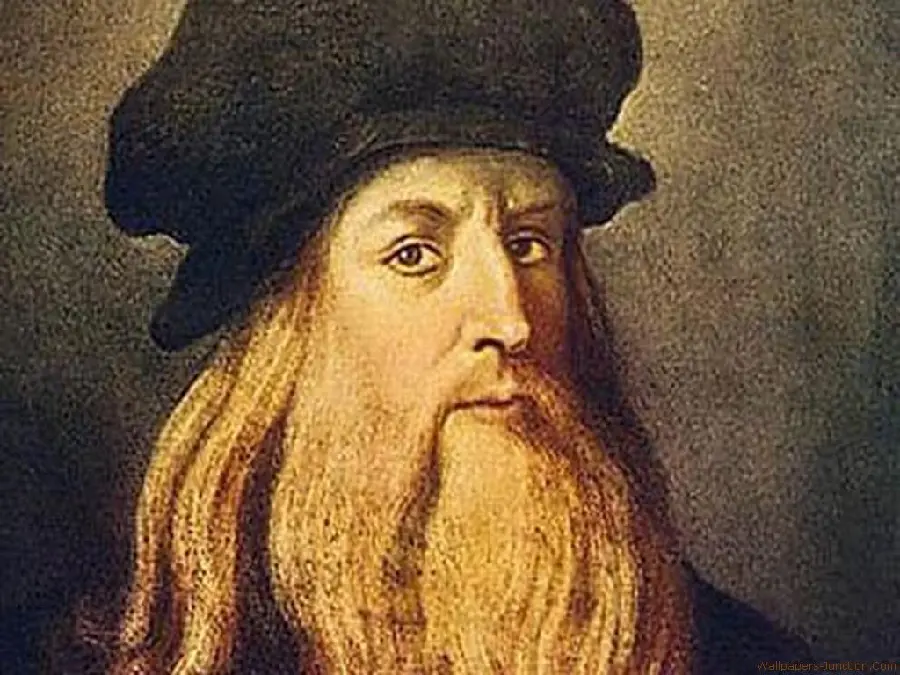 Portrait of Leonardo da Vinci, one of the most prominent figures in the history of art and science