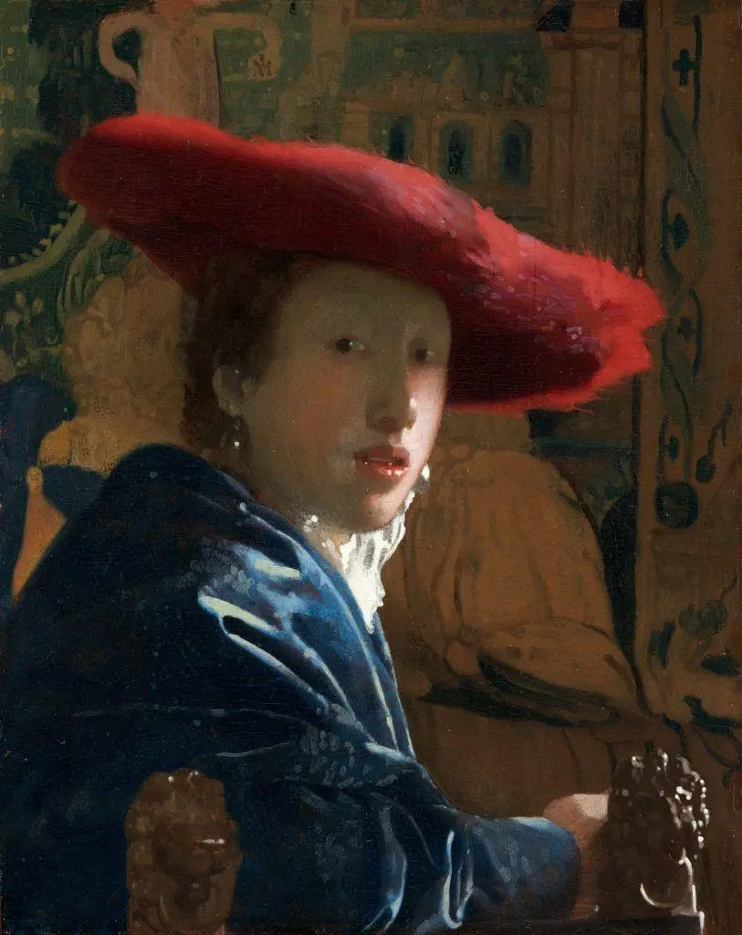 Photo of portrait of Johannes Vermeer, the famous Dutch painter 