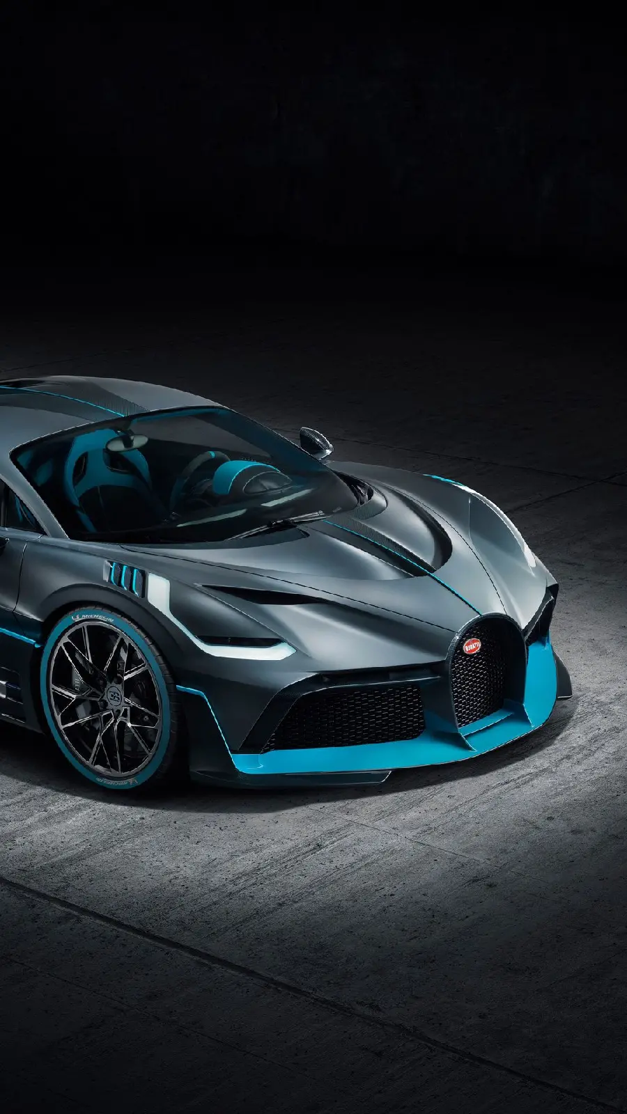 Background for boys with the design of the latest expensive Bugatti car