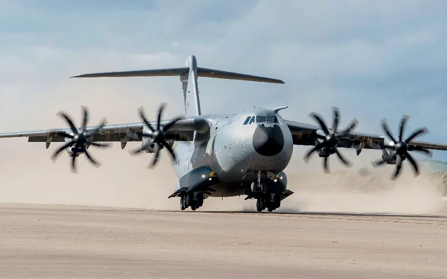 Photo of a large, giant cargo plane at an international level