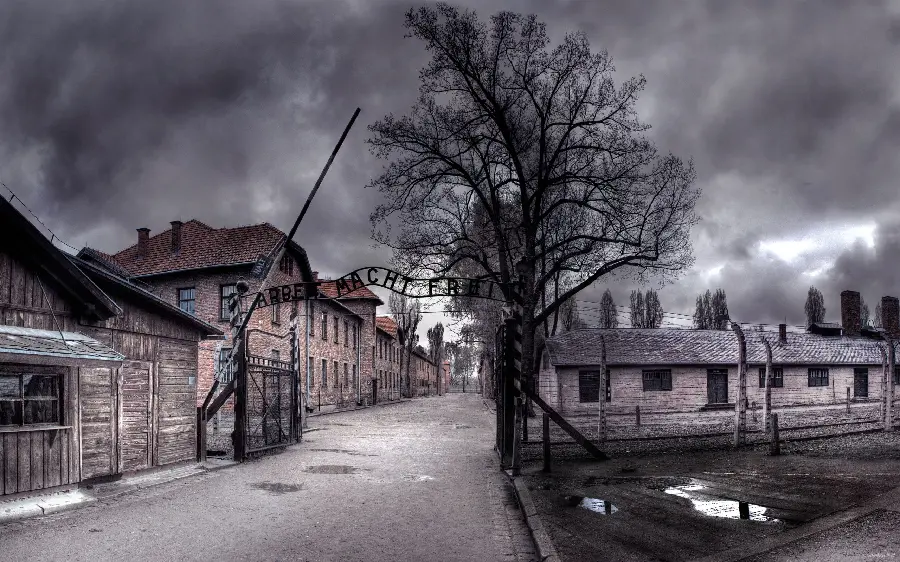 Stock Photo of Scary Abandoned City with Cloudy Weather 